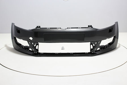 Front Bumper with headlamp washers Volkswagen Polo 6R PEPPERGREY (LD7R)